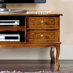 Sale 123 cm breite TV Kommode Agosto im Barockstil Tv & Hifi-Möbel|Lowboards