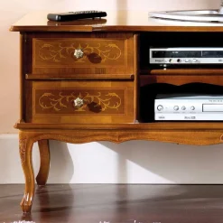 Sale 123 cm breite TV Kommode Agosto im Barockstil Tv & Hifi-Möbel|Lowboards