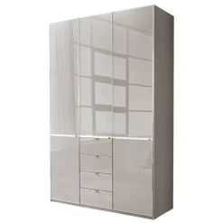 Outlet 149 cm breiter Kleiderschrank kombiniert - Nucina Kleiderschränke