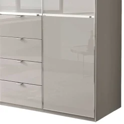 Outlet 149 cm breiter Kleiderschrank kombiniert - Nucina Kleiderschränke