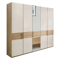 Online 250 cm breiter Schlafzimmerschrank mit 5 Türen - Emdsiva III Kleiderschränke|Schränke