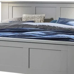 Sale 140 cm breites Bett im modernen Landhaus Look - Ridonna Betten