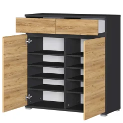 Clearance 246 cm breites Flurmöbel Set modern - Orsecca (fünfteilig) Garderoben