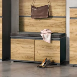 Clearance 246 cm breites Flurmöbel Set modern - Orsecca (fünfteilig) Garderoben