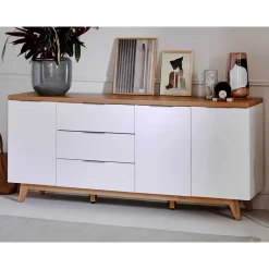 Sale 180 cm breites Sideboard in Weiß - Xuana Tv & Hifi-Möbel