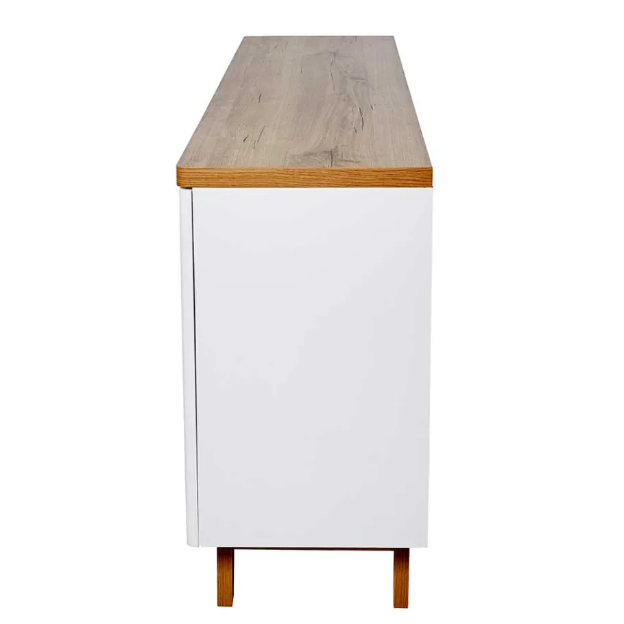 Sale 180 cm breites Sideboard in Weiß - Xuana Tv & Hifi-Möbel