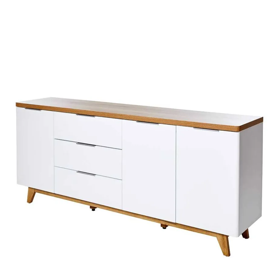 Sale 180 cm breites Sideboard in Weiß - Xuana Tv & Hifi-Möbel