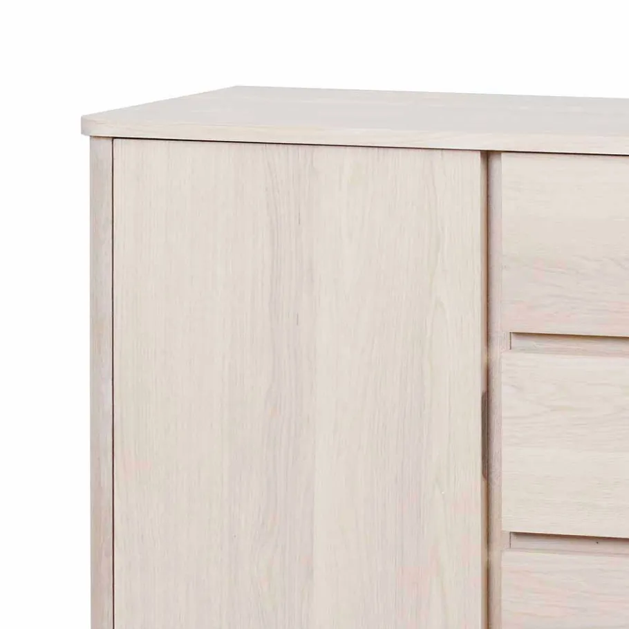 152 cm breites Sideboard in White Wash - Navassa Sideboards
