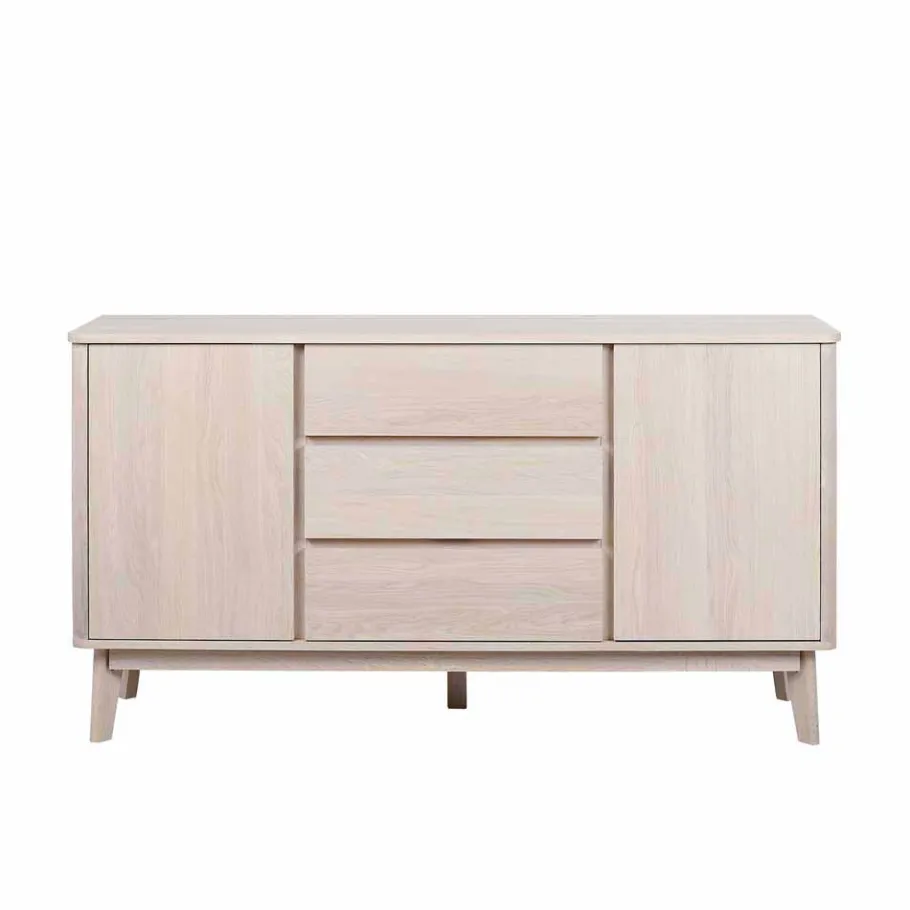 152 cm breites Sideboard in White Wash - Navassa Sideboards