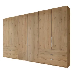 Best 300 cm Falttüren-Kleiderschrank in Eiche Bianco - Soestica Kleiderschränke