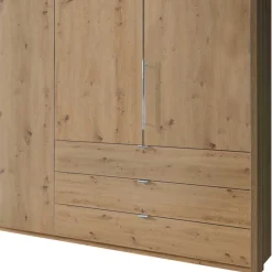 Best 300 cm Falttüren-Kleiderschrank in Eiche Bianco - Soestica Kleiderschränke