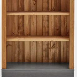 Sale 202 cm hohes Landhaus Bücherregal zweifarbig - Eshelas Regale