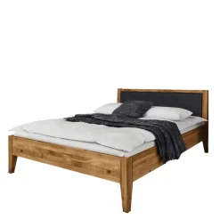Discount 220 cm langes Bett aus Wildeiche Natur - Masdamos Betten