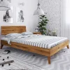 Best 210 cm langes Holzbett Gestell Wildeiche - Eavy Betten