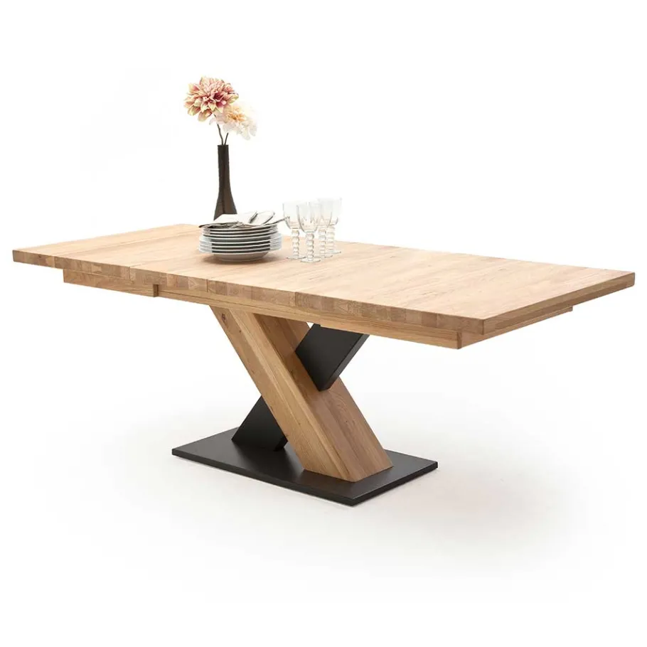 Best 2 Größen X Säulentisch mit Auszugsfunktion - Cisterna Tische