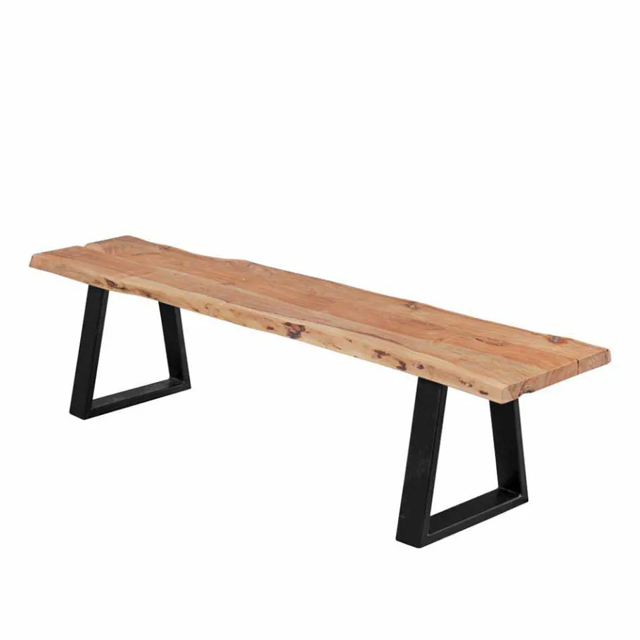 Sale Akazie Holzbank Lussina mit Baumkante Sitzbank