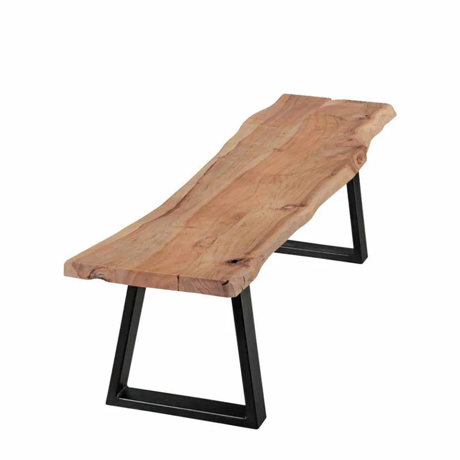 Sale Akazie Holzbank Lussina mit Baumkante Sitzbank