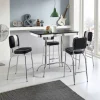 American Diner Bartisch Set Barataria mit 4 Stühlen (fünfteilig) Sitzgruppe