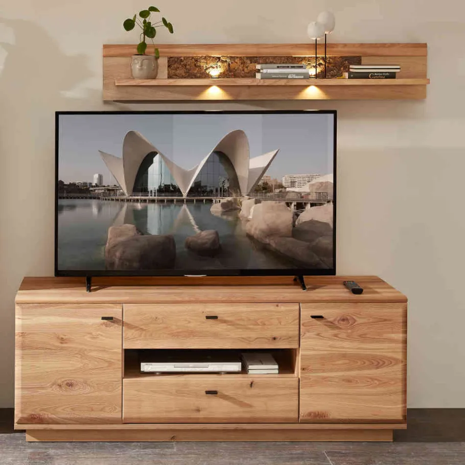 Best Anbauwand Möbel Kombination modern - Cassna (dreiteilig) Wohnwände