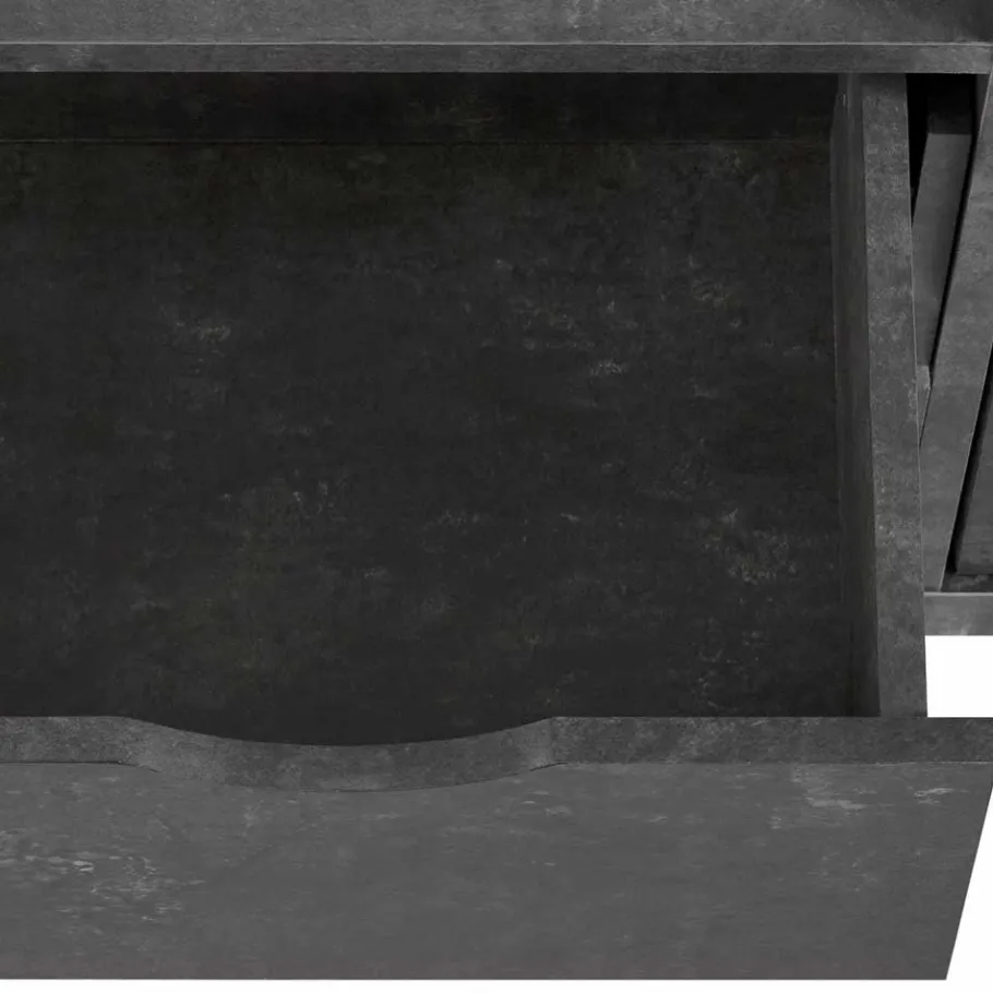 Arbeitsplatz Eckschreibtisch mit Regal zweifarbig - Zucarella Tische