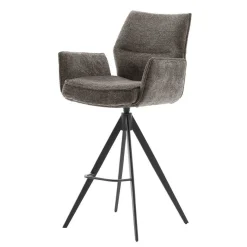 Armlehnen-Barstühle mit Taschenfederkern - Cizio (2er Set) Hocker