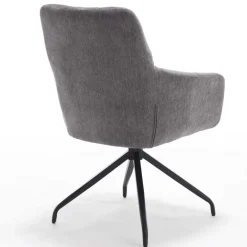 Best Armlehnen-Küchenstuhl in Grau - Doinera (2er Set) Stühle