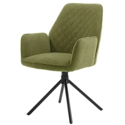 Best Armlehnenstuhl aus Chenillegewebe - Gomata (2er Set) Stühle