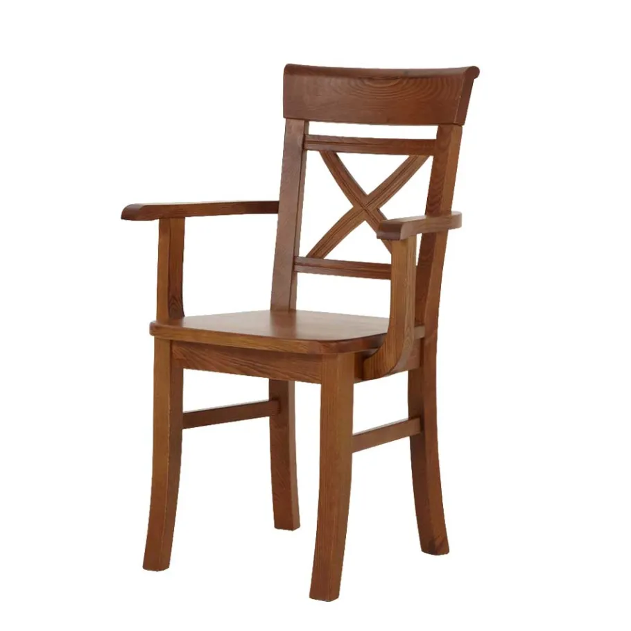 Armlehnstuhl Bistrita in Bernsteinfarben (2er Set) Stühle