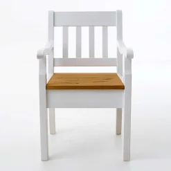 Armlehnstuhl Molzau in Weiß Stühle