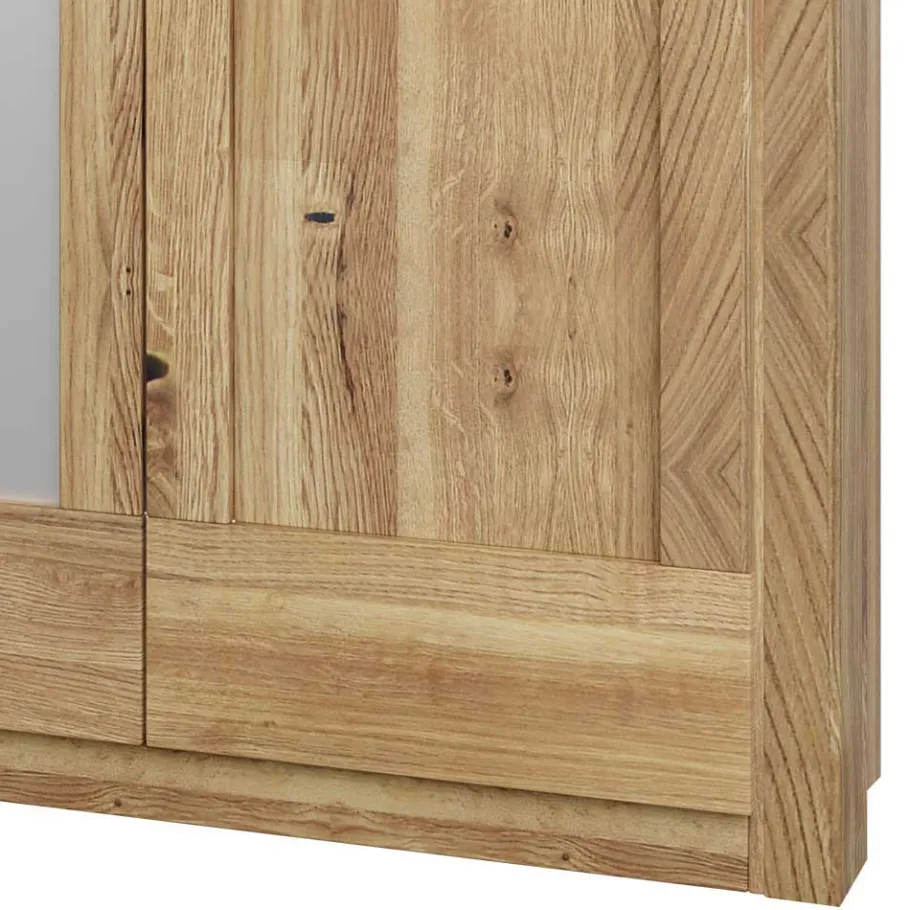 Online Asteiche Kleiderschrank 6-türig mit 4 Spiegeln - Zamron Kleiderschränke|Schränke