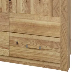 Hot Asteiche Schlafzimmerschrank mit Spiegel - 5-türig - Zamron Kleiderschränke|Schränke