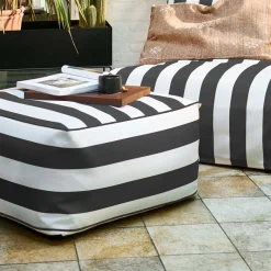 Aufblasbare Hocker gestreift - Ervice (2er Set) Hocker