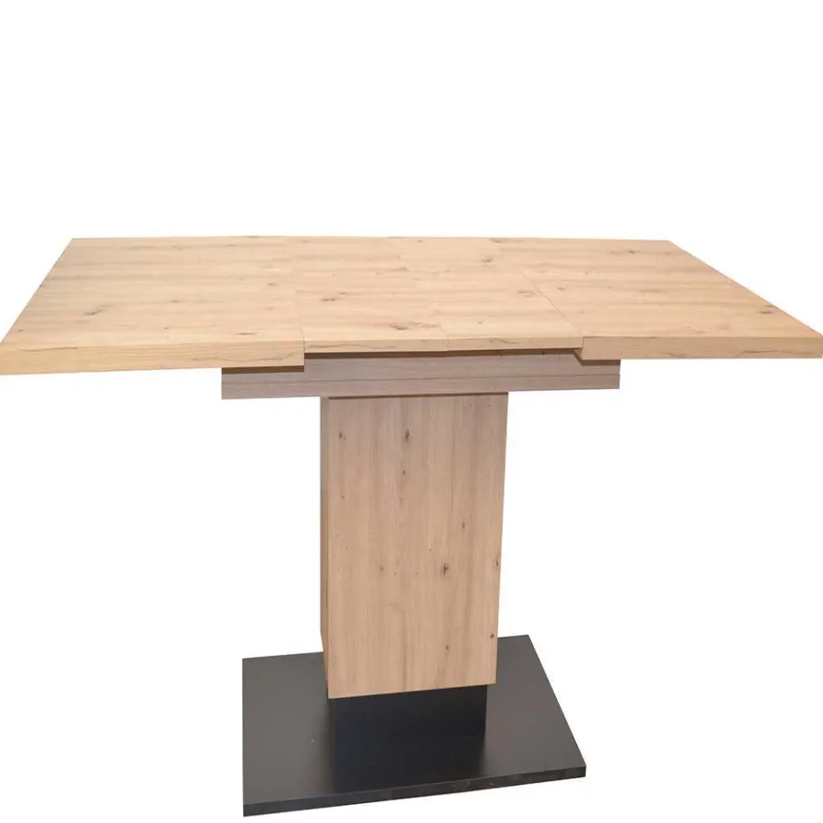 Clearance Ausziehbarer Säulentisch & Stühle - Vendelyn (fünfteilig) Sitzgruppe|Tische