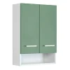 Badezimmer Hängeschrank mit Front Grün - Loenixa Schränke