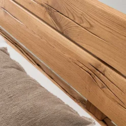 Clearance Balkenbett aus Eiche mit Kufen - Felictia Betten