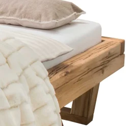 Best Balkenbett aus Eichenholz mit Kufen - Piassona Betten