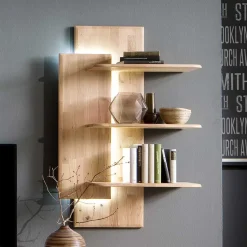 Sale Balkeneiche Designregal 117 cm hoch - Destal Regale