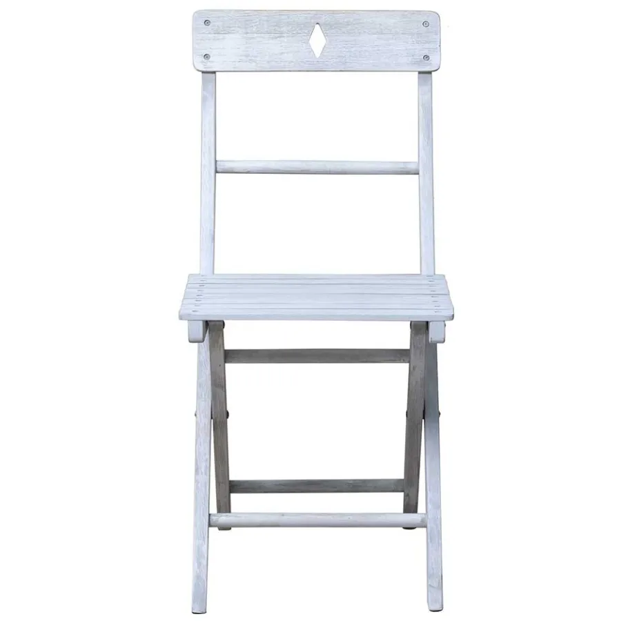 Balkon Sitzgruppe in Grey Wash - Paisly (dreiteilig) Sitzgruppe