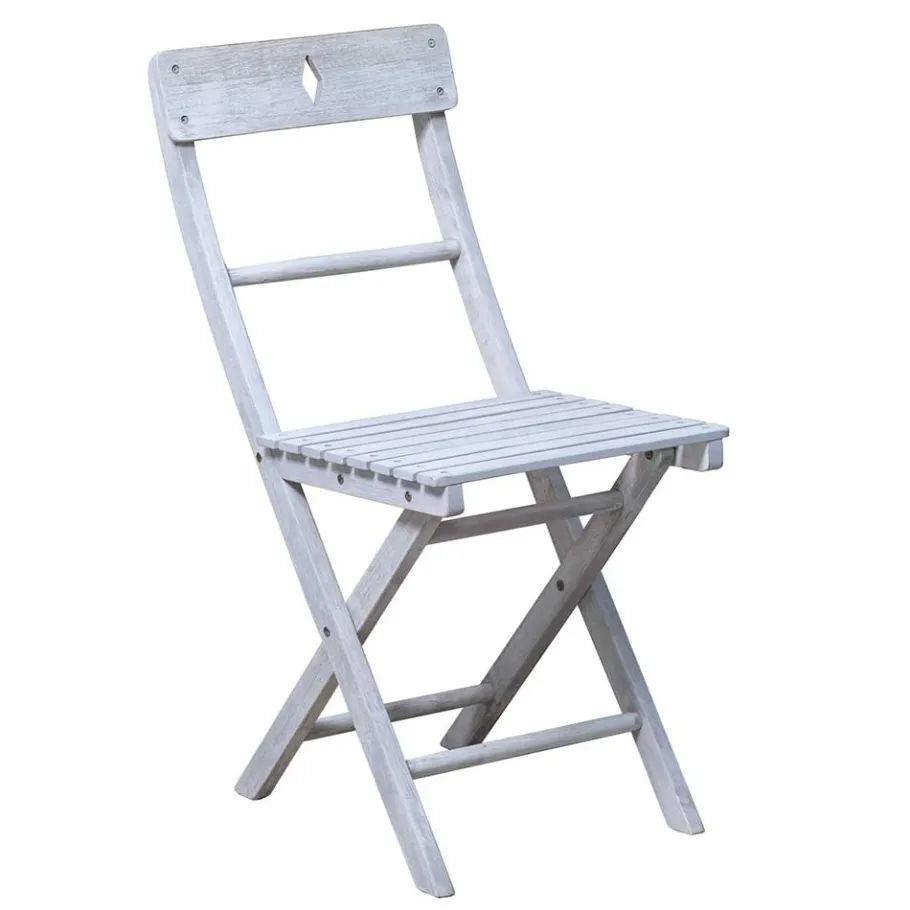 Balkon Sitzgruppe in Grey Wash - Paisly (dreiteilig) Sitzgruppe