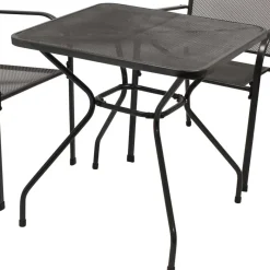 Balkonmöbel Set in Anthrazit - Coritanta (dreiteilig) Sitzgruppe