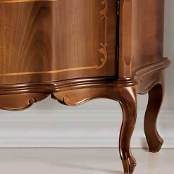 Best Barock Lowboard für Fernseher Dentro in Nussbaumfarben Tv & Hifi-Möbel|Lowboards