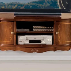 Best Barock Lowboard für Fernseher Dentro in Nussbaumfarben Tv & Hifi-Möbel|Lowboards