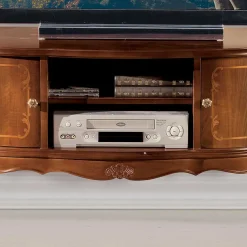 Best Barock Lowboard für Fernseher Dentro in Nussbaumfarben Tv & Hifi-Möbel|Lowboards