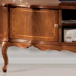 Best Barock Lowboard für Fernseher Dentro in Nussbaumfarben Tv & Hifi-Möbel|Lowboards