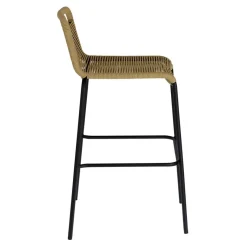 Best Barstühle aus Kordel in Hellbraun - Jakarto (4er Set) Hocker