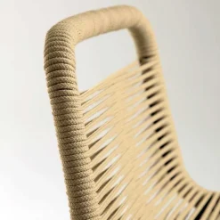 Best Barstühle aus Kordel in Hellbraun - Jakarto (4er Set) Hocker