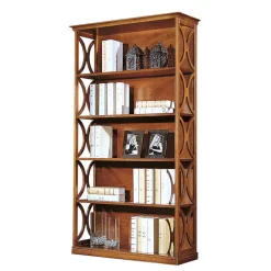 Clearance Bücher Regal in Nussbaum Braun - Exotica Regale