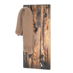 Bedruckte Garderobe im Vintage Holz Dekor - Cuyano Garderoben