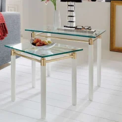 Hot Beistelltisch Elana aus Glas Tische