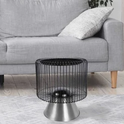 Best Beistelltisch in Schwarz Marmorplatte - Davork Tische